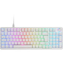 Mars Gaming MKPRO Teclado Mecánico RGB Blanco Switches Blue Intercambiables